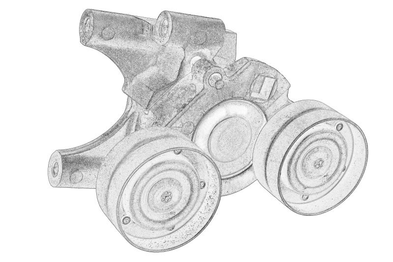 Juego de correa multinervada OE FORD 2728381 para Ford Transit