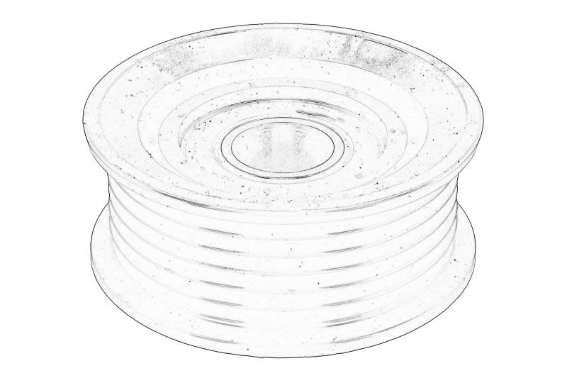 Polea tensora/guía de correa multicanal OE CHRYSLER 04627851AA para Mercedes-Benz Clase C (CL203) 2001-2011