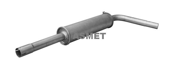 Silenciador central ASMET 21.058 para Volkswagen Polo V