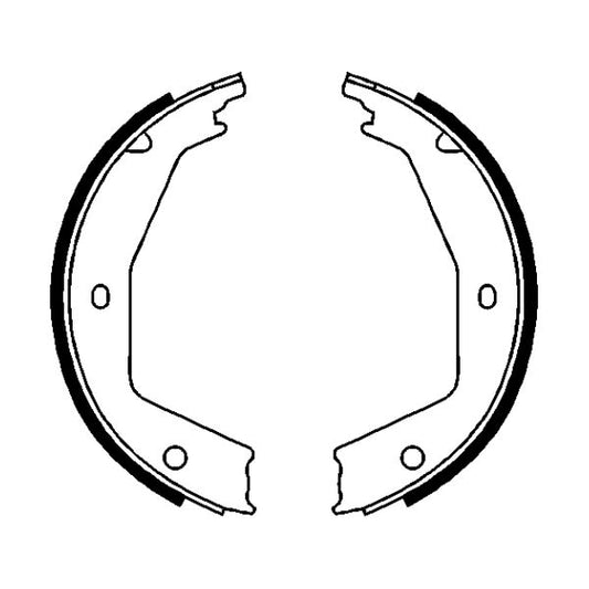 Balatas de freno de estacionamiento ABE CRG001ABE para Peugeot 806