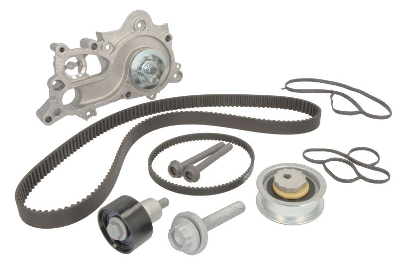 Kit de bomba de agua y correa de distribución HEPU PK06740 para Skoda Fabia III