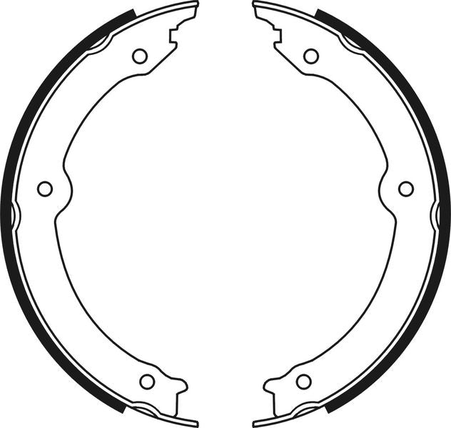 Balatas de freno de estacionamiento ABE C02085ABE para Toyota Tundra 4.5D/4.7/5.7ALK