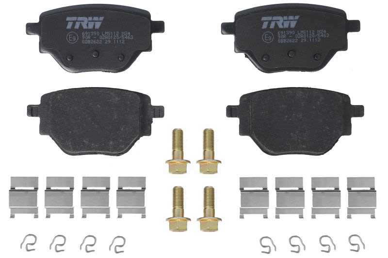 Pastillas de freno de disco TRW GDB2622 para Peugeot 208 II