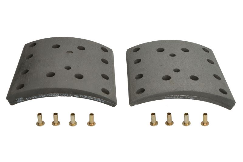 Kit de balatas de freno de tambor DT SPARE PARTS 7.92426 para Iveco Trakker I