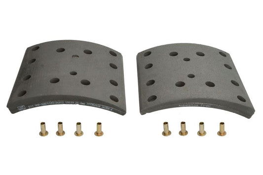 Kit de balatas de freno de tambor DT SPARE PARTS 7.92426 para Iveco Trakker I