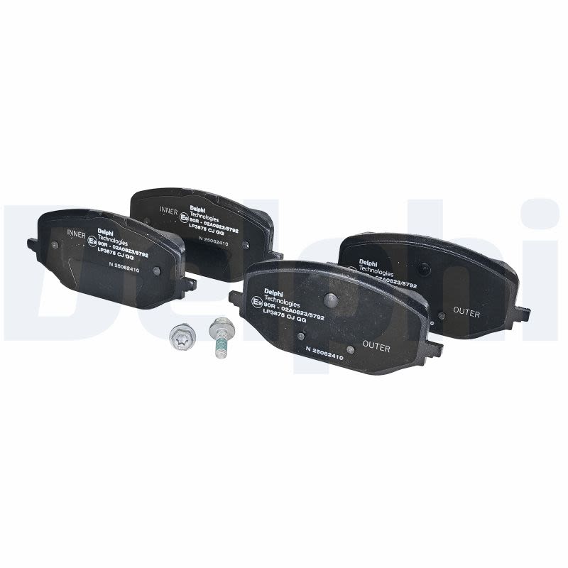 Pastillas de freno de disco DELPHI LP3875 para Citroen C4 Picasso II