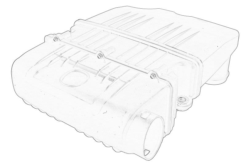 Carcasa del filtro de aire OE FIAT 52082603 para Fiat 500