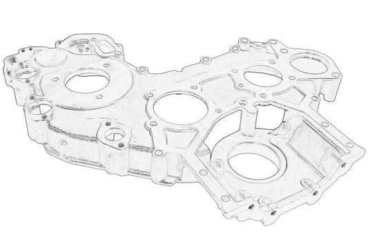 Tapa de la caja de distribución OE PERKINS 3716C581 para Ursus 360