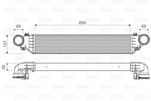 Enfriador de aire de carga (intercooler) VALEO 817760