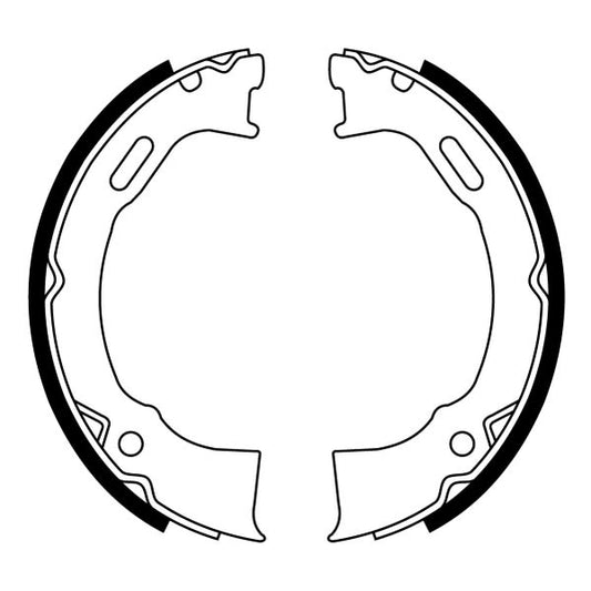 Balatas de freno de estacionamiento ABE CRY008ABE para Jeep Grand Cherokee I