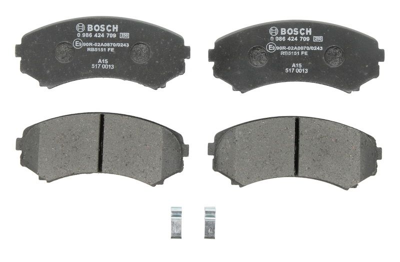 Pastillas de freno de disco BOSCH 0 986 424 709 para Mitsubishi Grandis