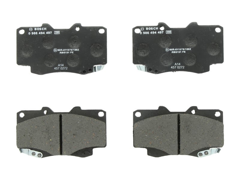 Pastillas de freno de disco BOSCH 0 986 494 497 para Toyota Hilux VII