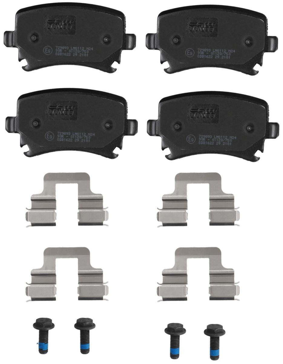 Pastillas de freno de disco TRW GDB1622 para Audi A3