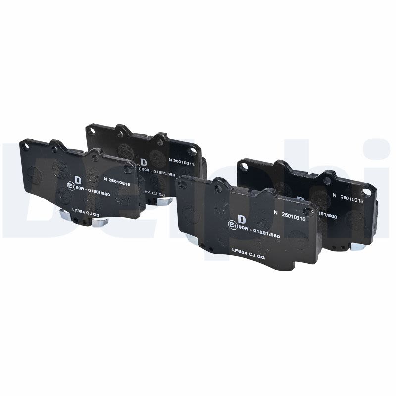Pastillas de freno de disco DELPHI LP854 para Toyota Hilux V
