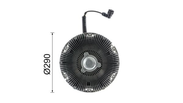Embrague de ventilador de radiador MAHLE CFC 172 000P para Mercedes-Benz Arocs
