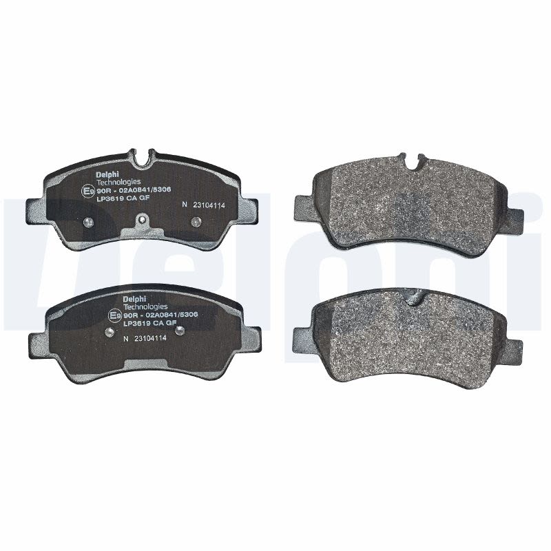 Pastillas de freno de disco DELPHI LP3619 para Ford Transit
