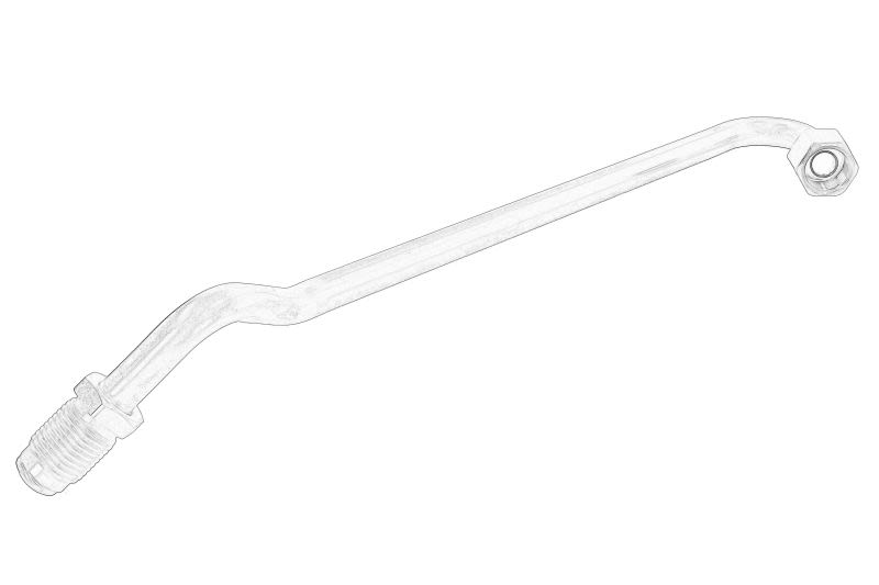 Línea de aceite de turbocompresor OE MERCEDES 601 180 03 20 para Mercedes-Benz Sprinter 2-T (B901, B902) 1995-2006