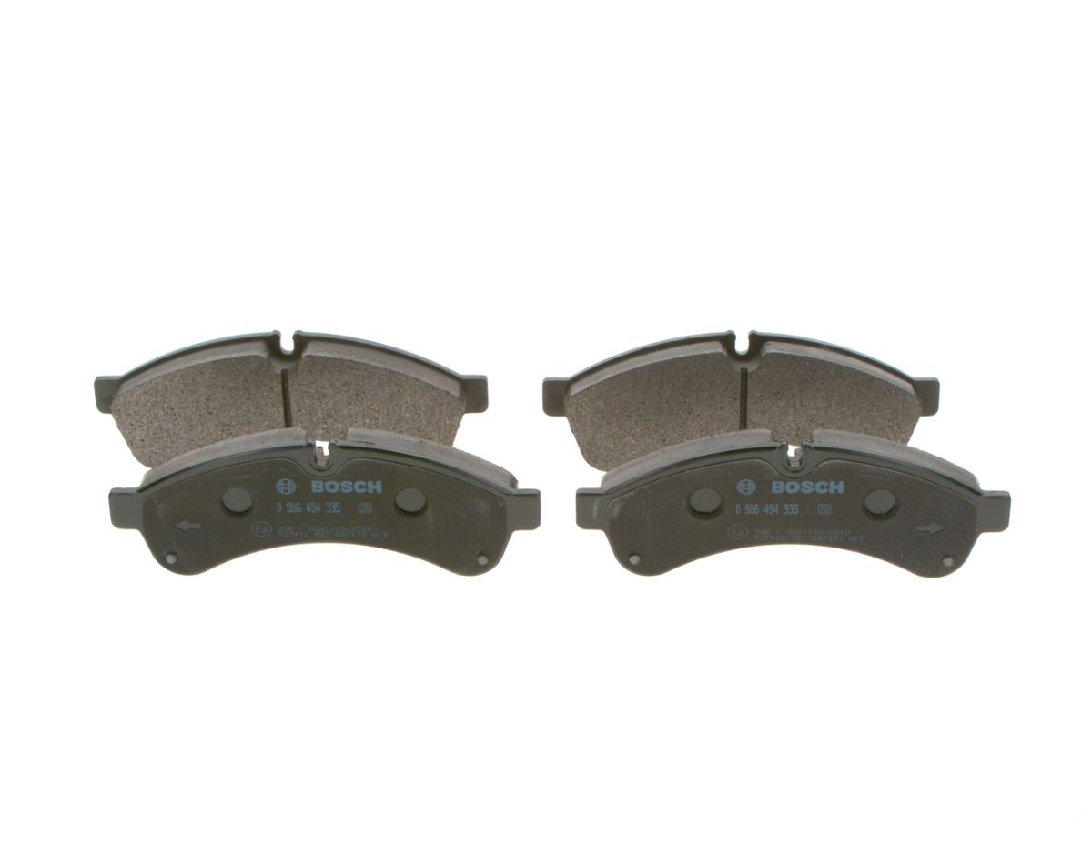 Pastillas de freno de disco BOSCH 0 986 494 335 para Iveco Daily V