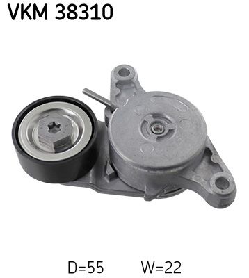 Palanca tensora de correa multicanal SKF VKM 38310 para Toyota Auris