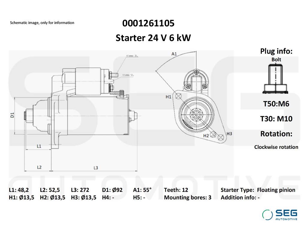 Motor de arranque SEG AUTOMOTIVE — foto 8