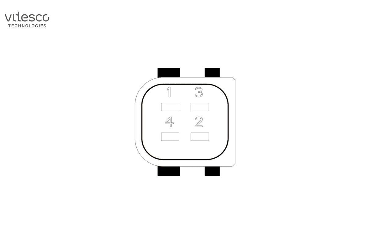 Sensor NOx de inyección de urea VITESCO 571 0135 10 para Mercedes-Benz Actros MP4 / MP5
