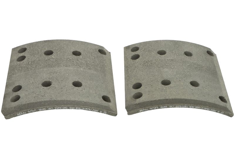 Kit de balatas de freno de tambor BERAL KBL19495.2-1575 para MAN SR