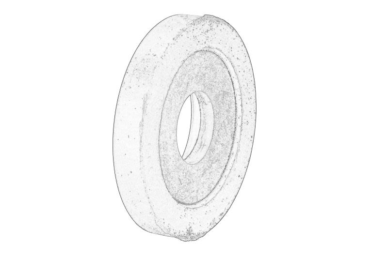 Abrazadera de sujeción de tope (travesaño de eje) OE PEUGEOT 9674718580 para Citroen C4 Picasso II