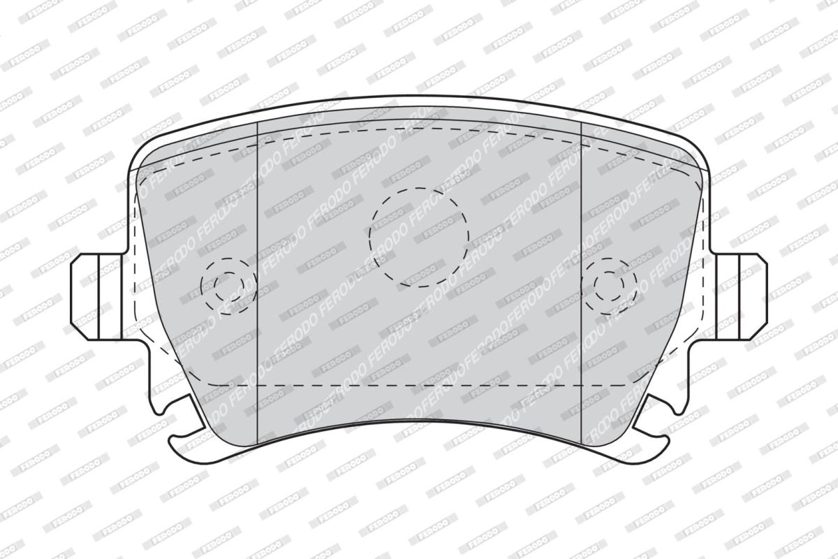 Pastillas de freno de disco FERODO FDB1636 para Audi A3