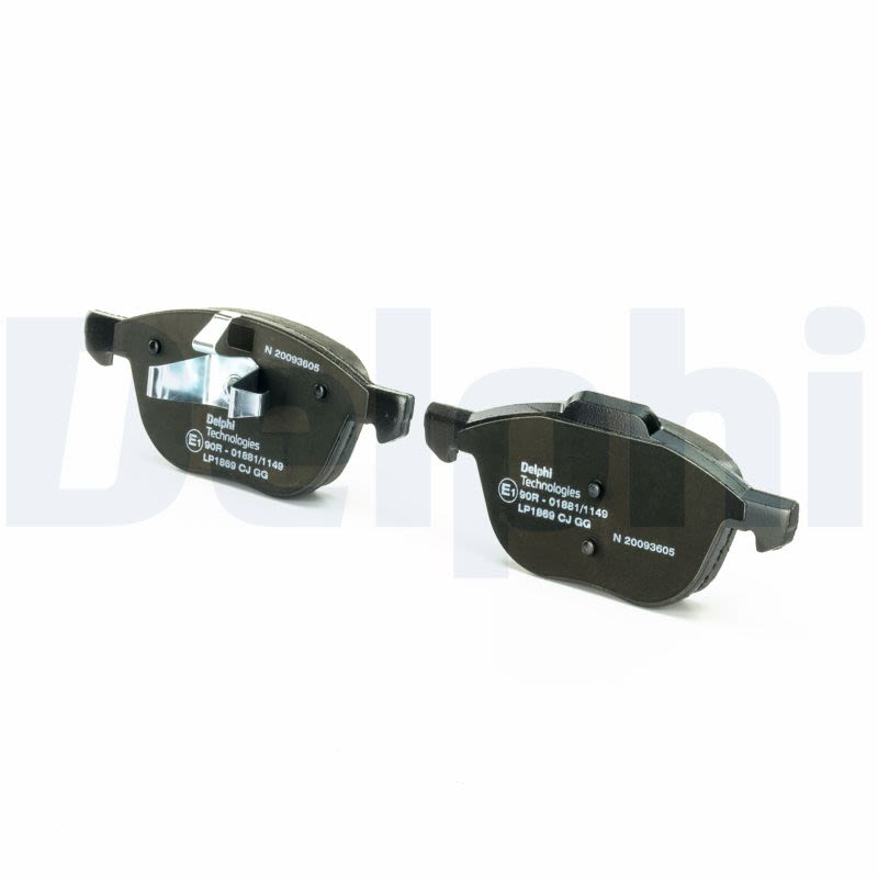 Pastillas de freno de disco DELPHI LP1869 para Ford Fiesta V