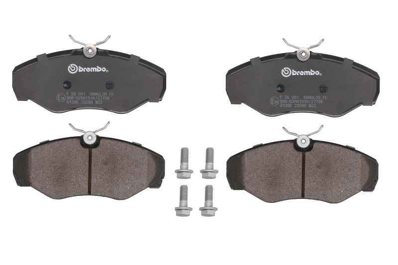 Pastillas de freno de disco BREMBO P 56 061 para Nissan Primast