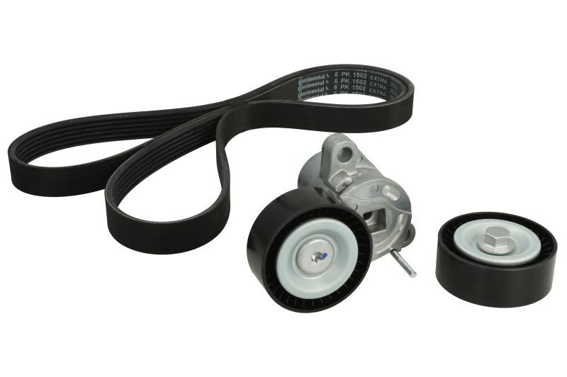 Juego de correa multinervada CONTITECH 6PK1502 EXTRA K1 para Ford Fiesta VI