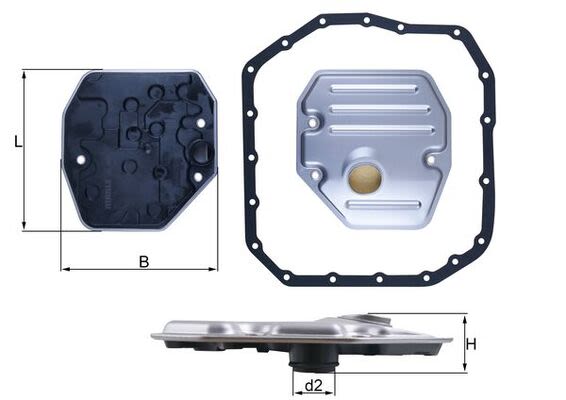 Filtro de transmisión automática KNECHT HX 265D para Toyota RAV 4 IV