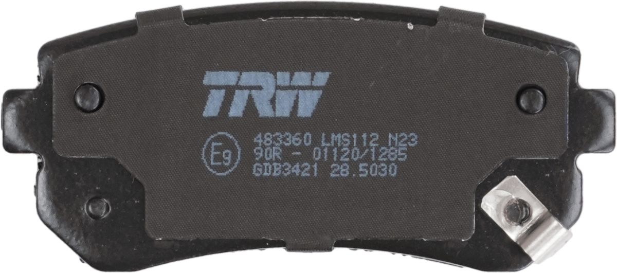 Pastillas de freno de disco TRW GDB3421 para KIA RIO II