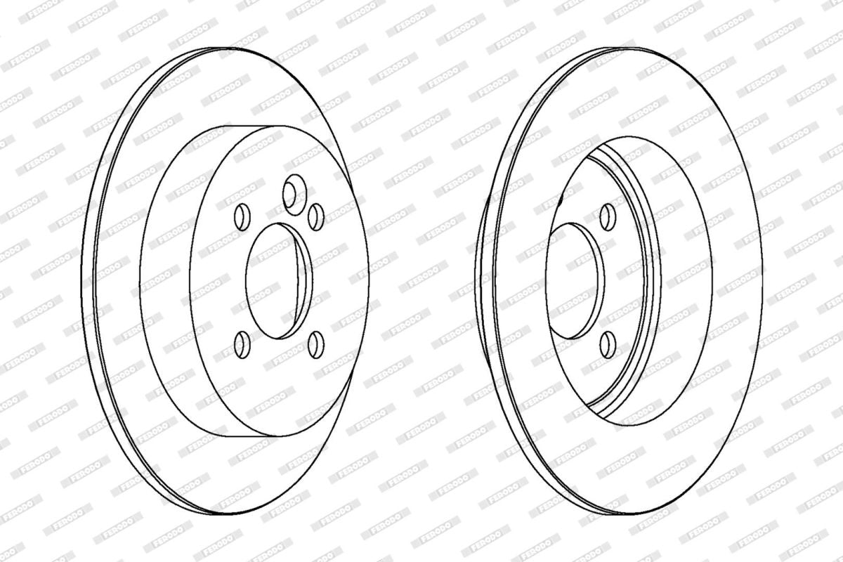 Disco de freno FERODO DDF1128C para Mini Clubman (R55) 2007-2014