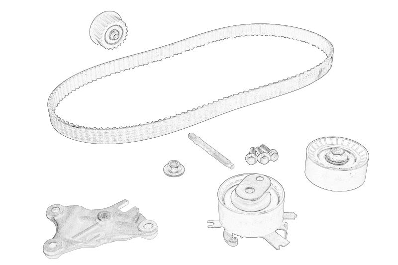 Kit de correa de distribución OE VOLVO 32298302 para Citroen C3 I