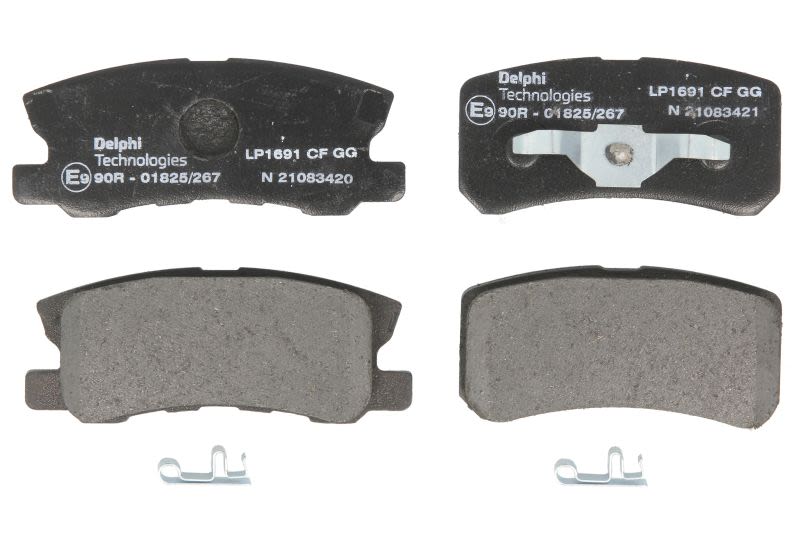 Pastillas de freno de disco DELPHI LP1691 para Citroen C4 Aircross