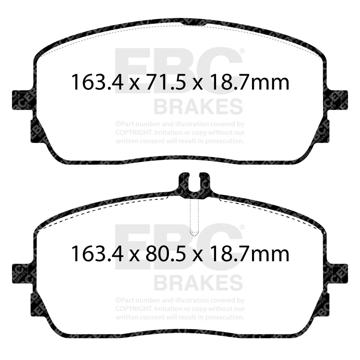 Pastillas de freno de disco EBC BRAKES DP42390R