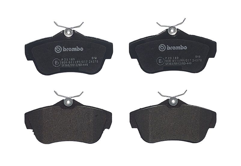Pastillas de freno de disco BREMBO P 23 189 para Fiat Scudo