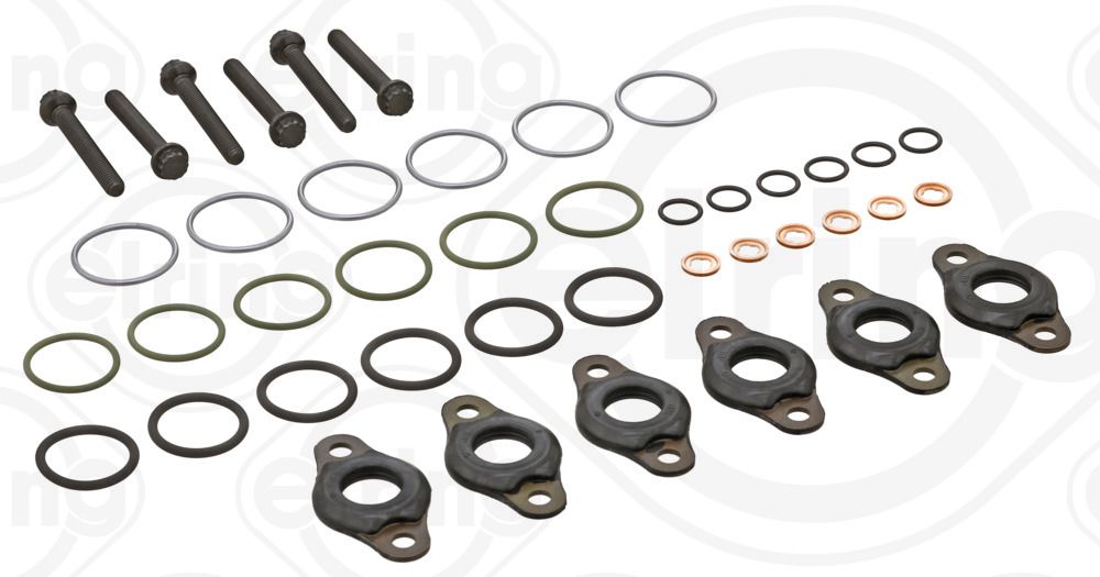 Juego de aros de sellado, inyector common rail ELRING 841.360 para Mercedes-Benz OC