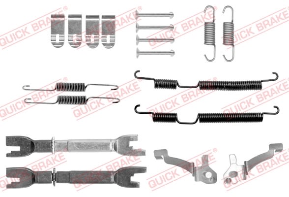 Kit de accesorios de balatas de freno QUICK BRAKE 105-0045S-02 para KIA Cerato II