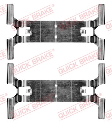 Kit de accesorios para pinza de freno QUICK BRAKE 109-0204 para Porsche Cayenne
