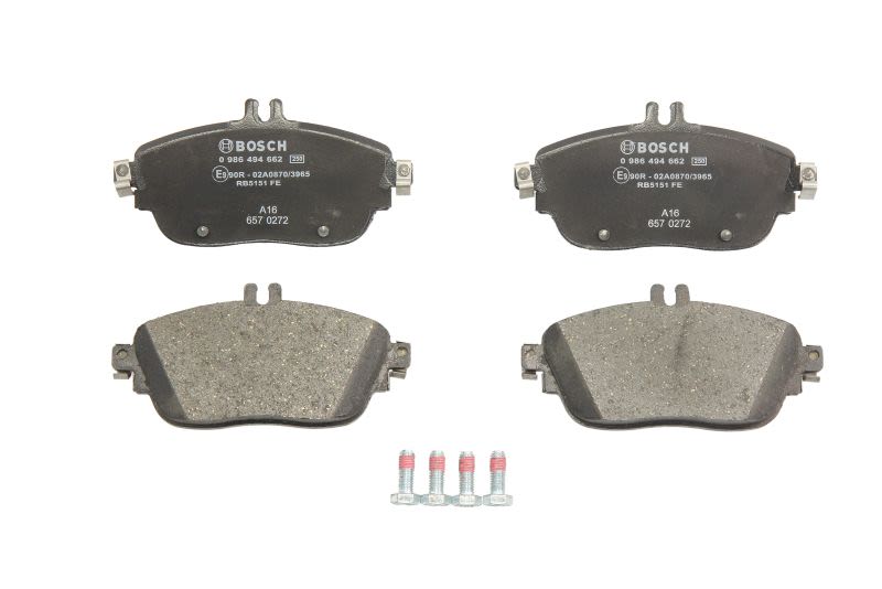 Pastillas de freno de disco BOSCH 0 986 494 662 para Mercedes-Benz Clase A (W176) 2012-2018