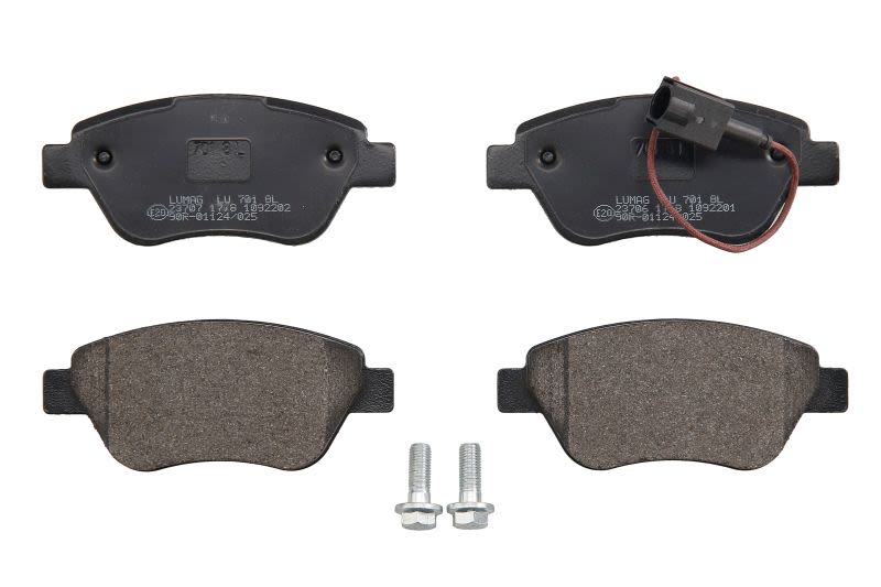 Pastillas de freno de disco BRECK 23705 00 701 10 para Fiat 500