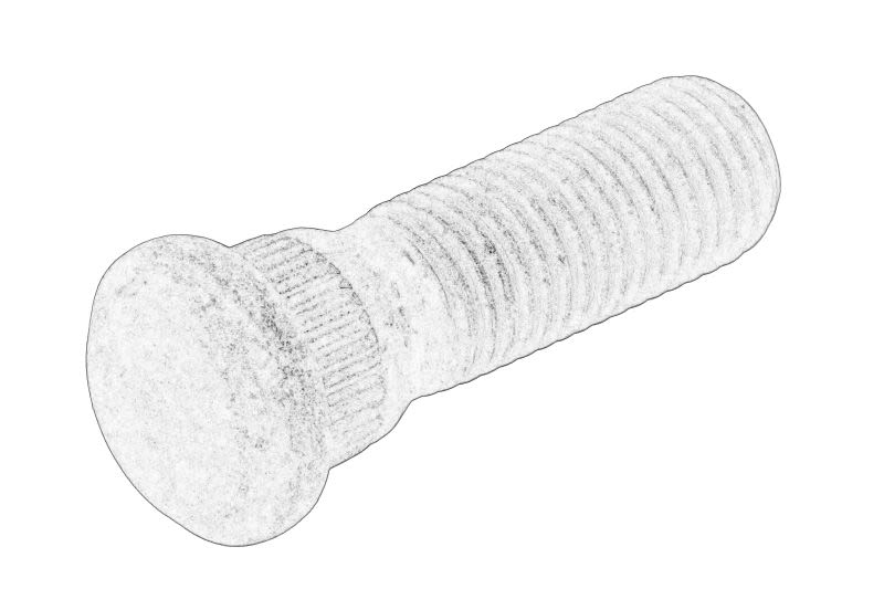 Espárrago de rueda OE TOYOTA 90942-02081 para Toyota Hilux VIII