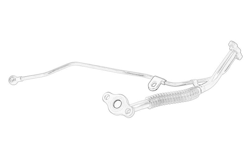 Línea de aceite de turbocompresor OE HYUNDAI 282402A702 para Hyundai Accent IV
