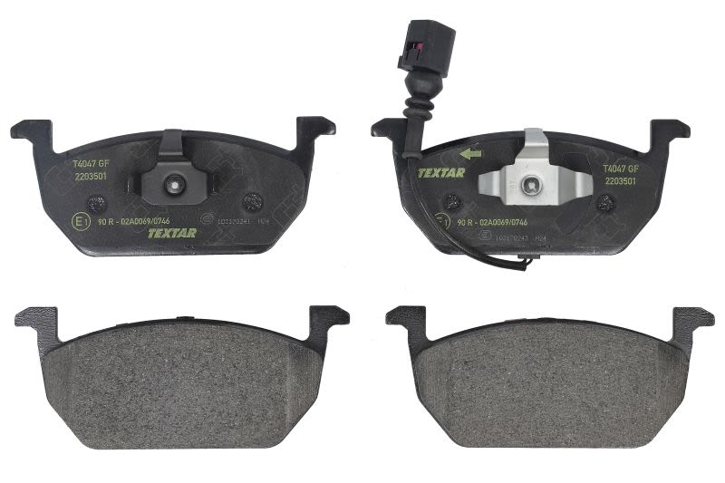 Pastillas de freno de disco TEXTAR 2203501 para Volkswagen Golf VII