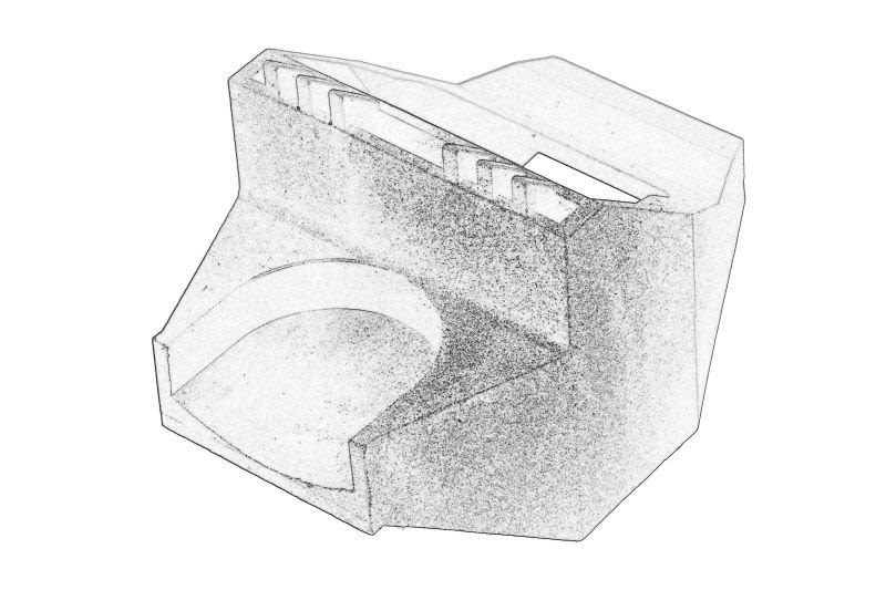 Soporte de radiador OE BMW 17 11 1 436 264 para BMW Serie 3 (E46) 1997-2006