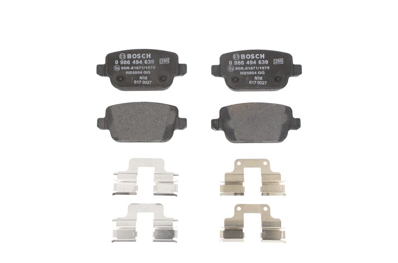 Pastillas de freno de disco BOSCH 0 986 494 639 para Ford Focus II
