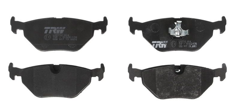Pastillas de freno de disco TRW GDB917 para BMW Serie 3 (E30) 1982-1994