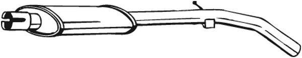 Silenciador central BOSAL 148-121 para Fiat Punto
